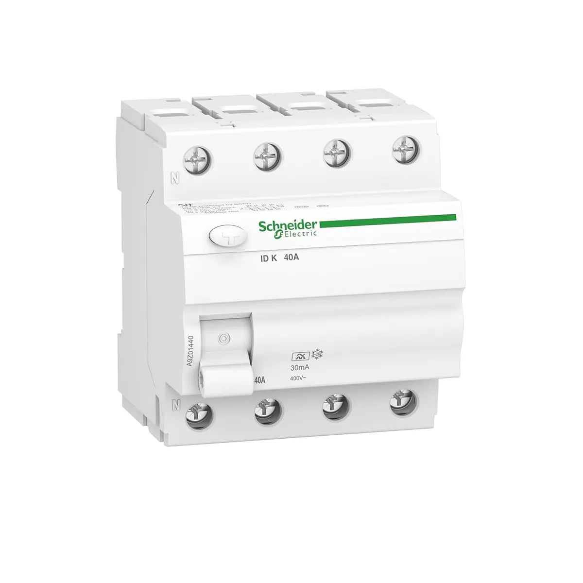 Schneider Electric Acti9 iID K A9Z01440 FI-Schutzschalter Weiß