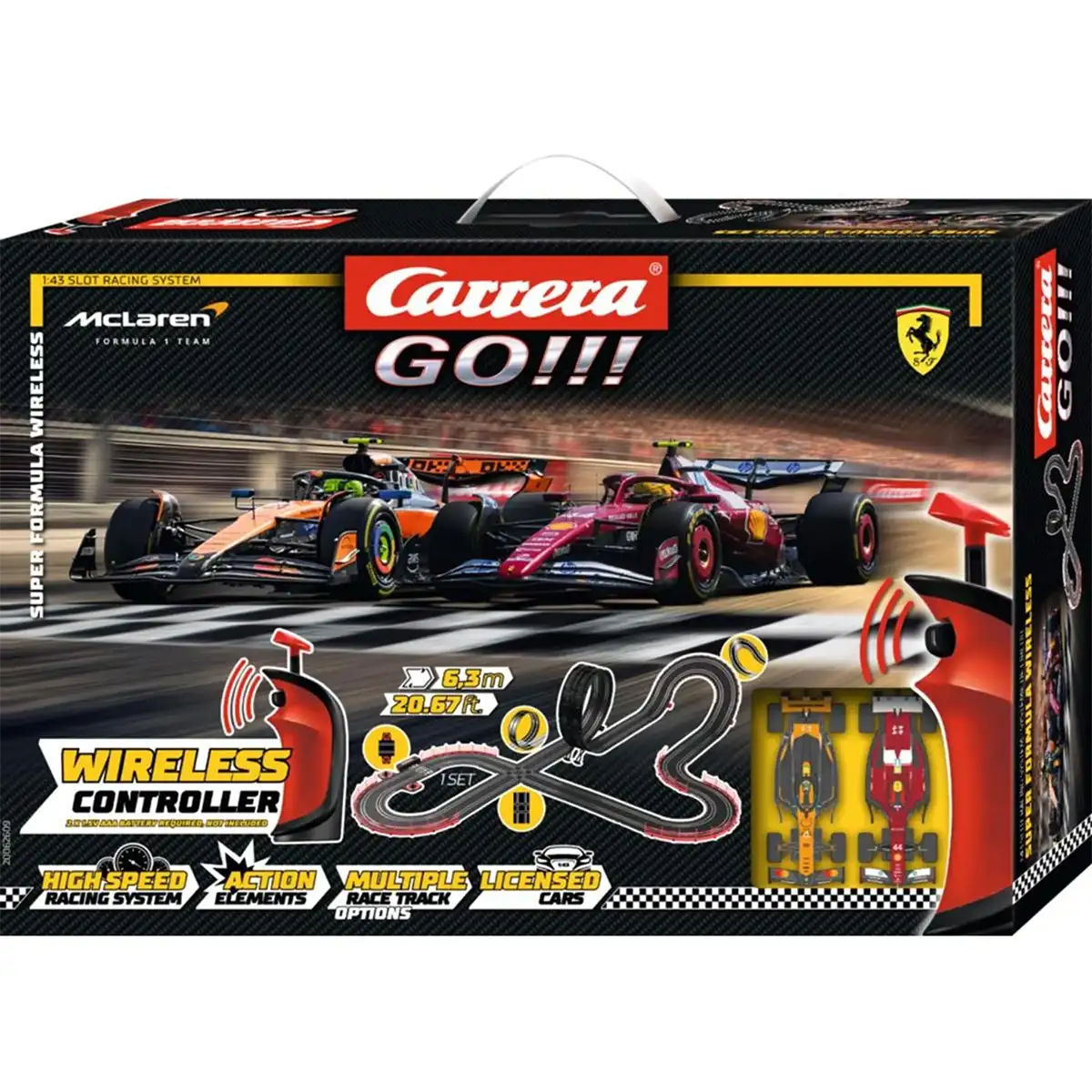 Carrera GO!!! Super Formula Wireless Rennbahn - mehrfarbig