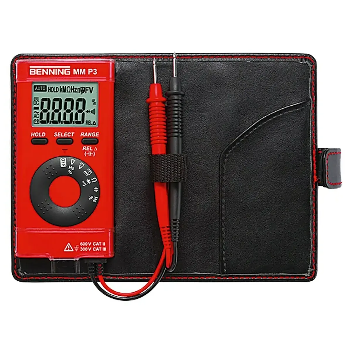 Benning MM P3 Digital-Multimeter Rot/Schwarz