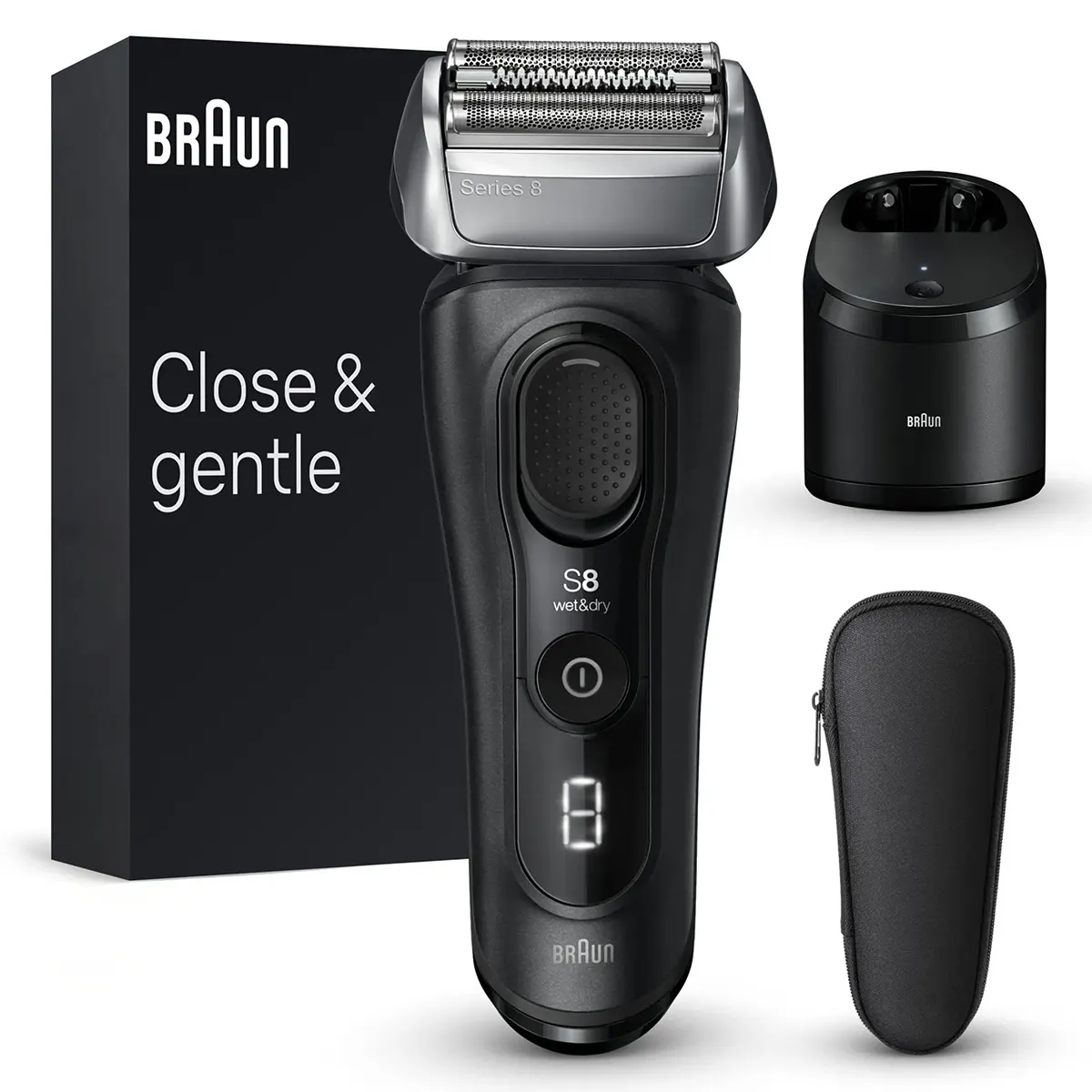 Braun Series 8 8560cc Elektrorasierer Schwarz