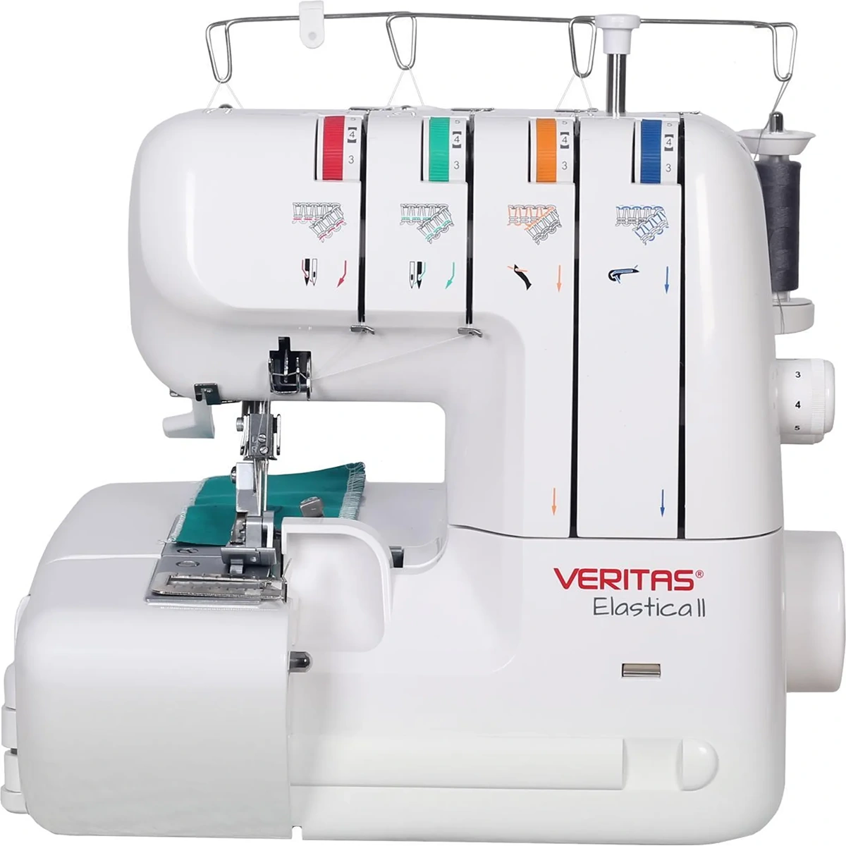 VERITAS Elastica Overlock Nähmaschine - weiß