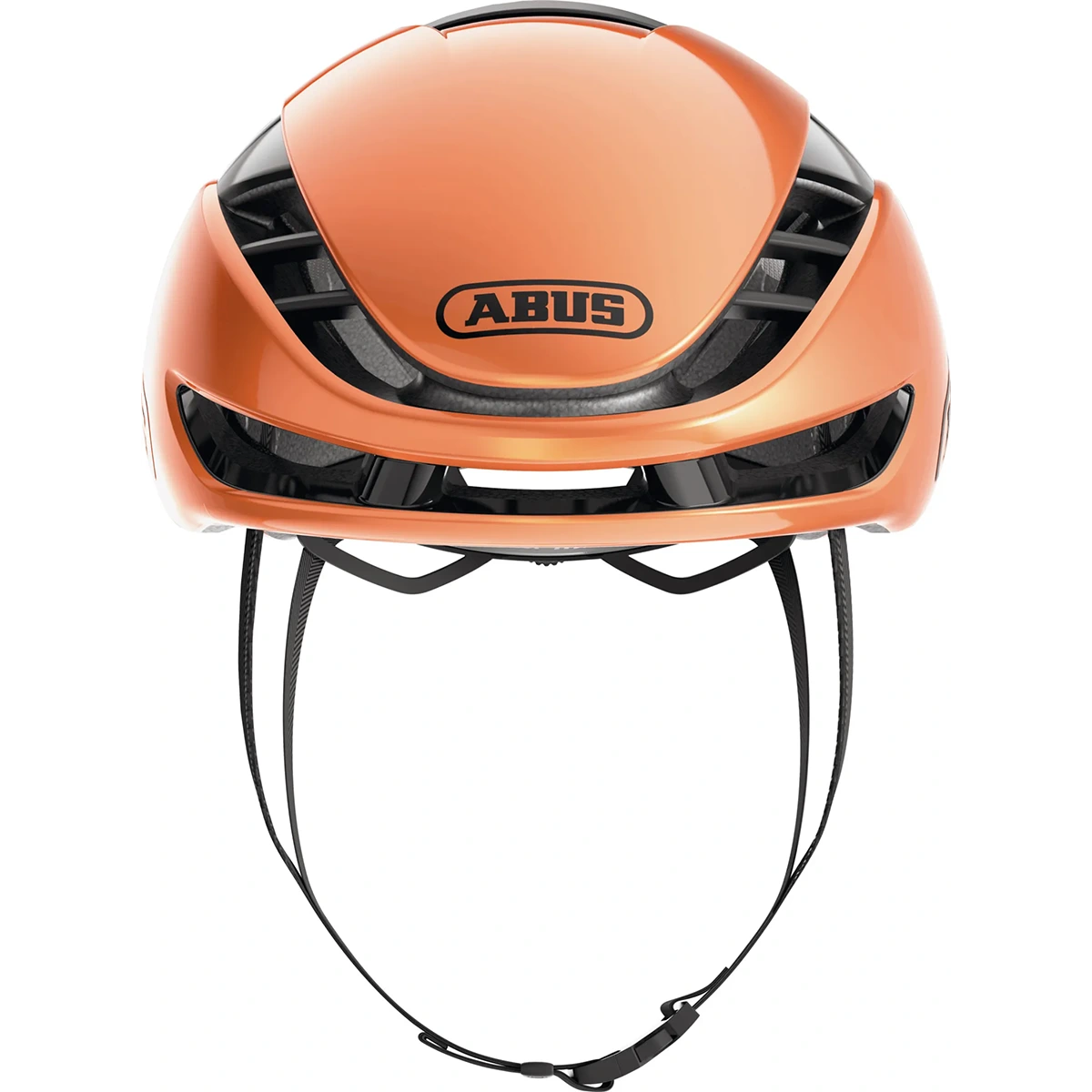 ABUS GameChanger 2.0 Aerohelm in Orange, Größe L 57–61 cm, leichter Rennradhelm mit Aero Blade und AirBoost-Belüftung
