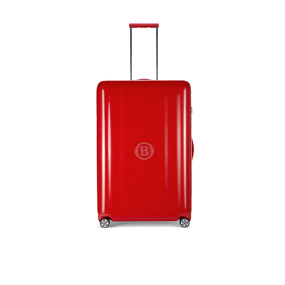 BOGNER Piz Hartschalenkoffer Large 77 cm in Rot, robuster Makrolon-Polycarbonat Trolley mit 95 Liter Volumen und TSA-Lock