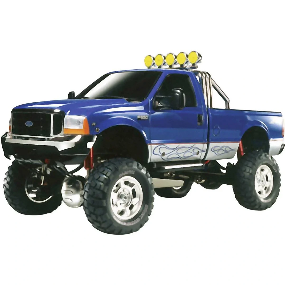 TAMIYA Ford F-350 High-Lift 1:10 RC-Modell Pick-Up mit 4WD und 3-Gang-Getriebe, detailgetreue ABS-Karosserie