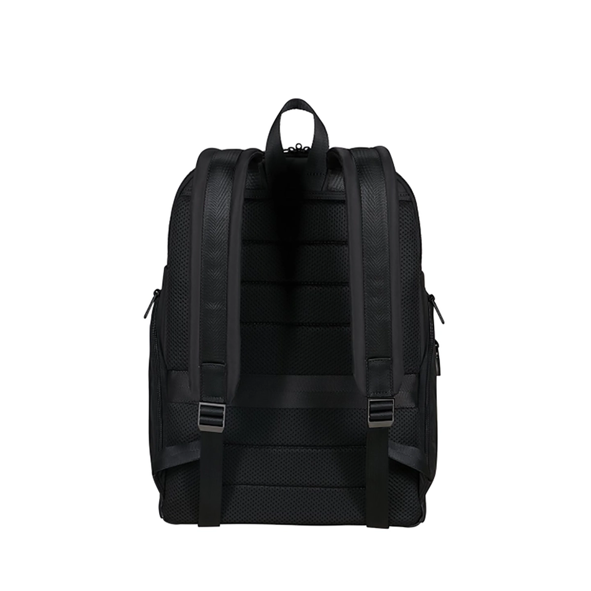 Samsonite Relyon Backpack M 15.6 Zoll in Schwarz aus recyceltem rPet, nachhaltiger Business-Rucksack mit Laptopfach