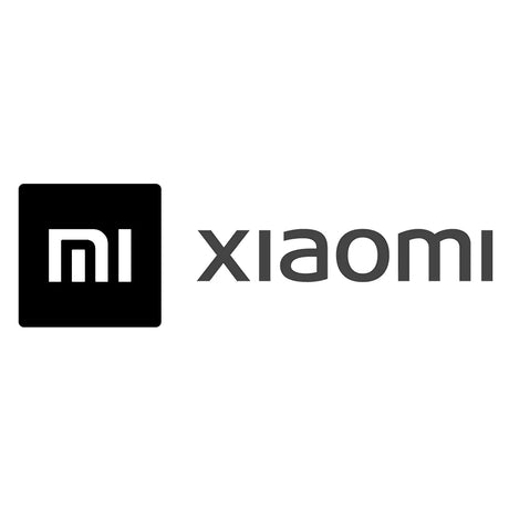 Xiaomi-Logo mit mi in einem schwarzen Quadrat neben dem Wort xiaomi in grauen Kleinbuchstaben.