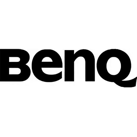Schwarzes BenQ-Logo in fetten Buchstaben auf weißem Hintergrund.