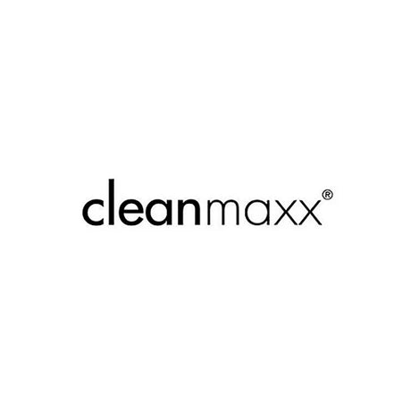 Schwarzer Text cleanmaxx mit clean in Fettschrift auf weißem Hintergrund.