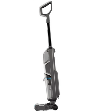 Ein eleganter BISSELL Crosswave HF3 Pro 3641N Waschstaubsauger in Silber, von der Seite gezeigt, perfekt für Saugen und Wischen.