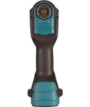 Frontansicht des Makita DTM52Z Akku-Multitools von Makita, ein Akku-Handgerät in blau.