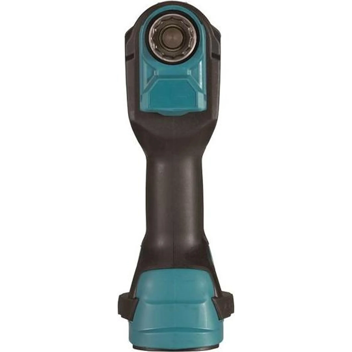 Frontansicht des Makita DTM52Z Akku-Multitools von Makita, ein Akku-Handgerät in blau.