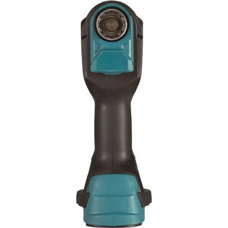 Frontansicht des Makita DTM52Z Akku-Multitools von Makita, ein Akku-Handgerät in blau.