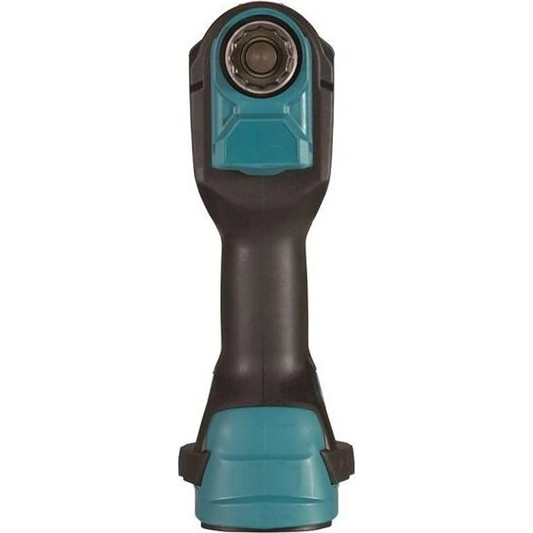 Frontansicht des Makita DTM52Z Akku-Multitools von Makita, ein Akku-Handgerät in blau.