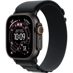 Apple Alpine Loop 49 mm M Uhrenarmband – schwarz