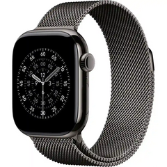 Apple Milanese Loop Band 42 mm M/L Uhrenarmband – schwarz