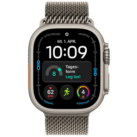 Apple Titan Milanese Loop 49 mm Armband Natur M