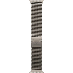 Apple Titan Milanese Loop 49 mm Armband Natur M
