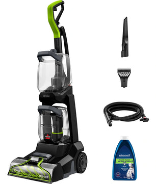 Der BISSELL Waschsauger PowerWash Pet in Schwarz/Limette ist ein Teppichreiniger mit Aufsätzen, Schlauch und Reinigungsformel - ideal für Haustierhaushalte und als Polsterreiniger geeignet.