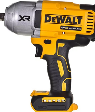 DEWALT XR Akku-Schlagschrauber DCF900N, 18V, bürstenlos, 1.900 Nm, gelb-schwarz, Akku-Schlagschrauber, Ansicht links.