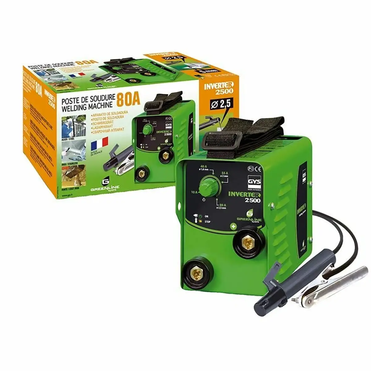 GYS INVERTER 2500 E-Hand-Schweißgerät Gelb