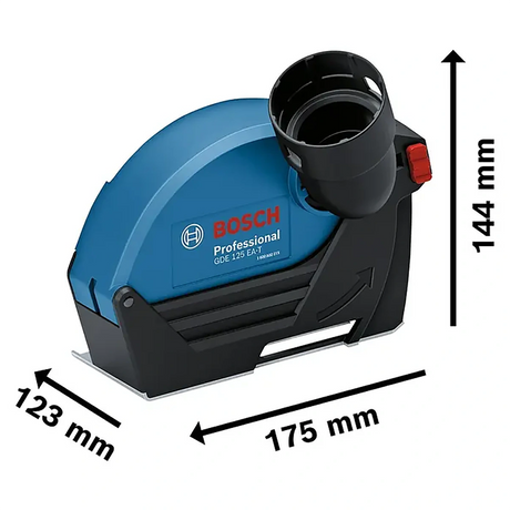 Bosch Professional GDE 125 EA-T Absaughaube - blau/schwarz
