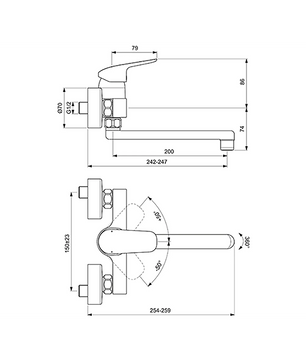 Ideal Standard Ceraflex Küchenarmatur - silber - Dealoase