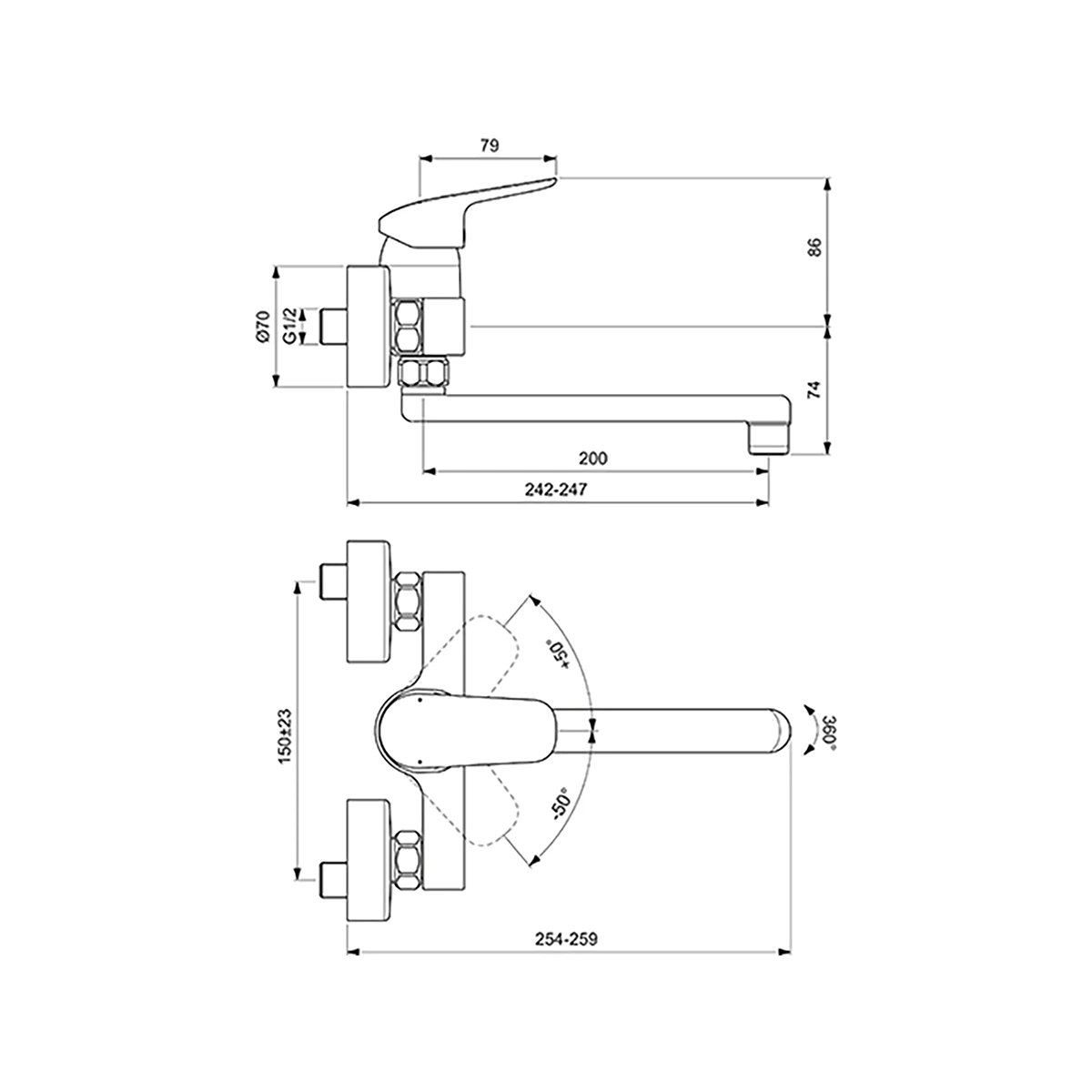 Ideal Standard Ceraflex Küchenarmatur - silber - Dealoase