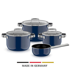 WMF Function 4 cooking pot set, 5 pieces.