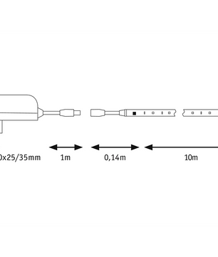 Paulmann SimpLED Motion Set 70515 LED-Strip - weiß - Dealoase