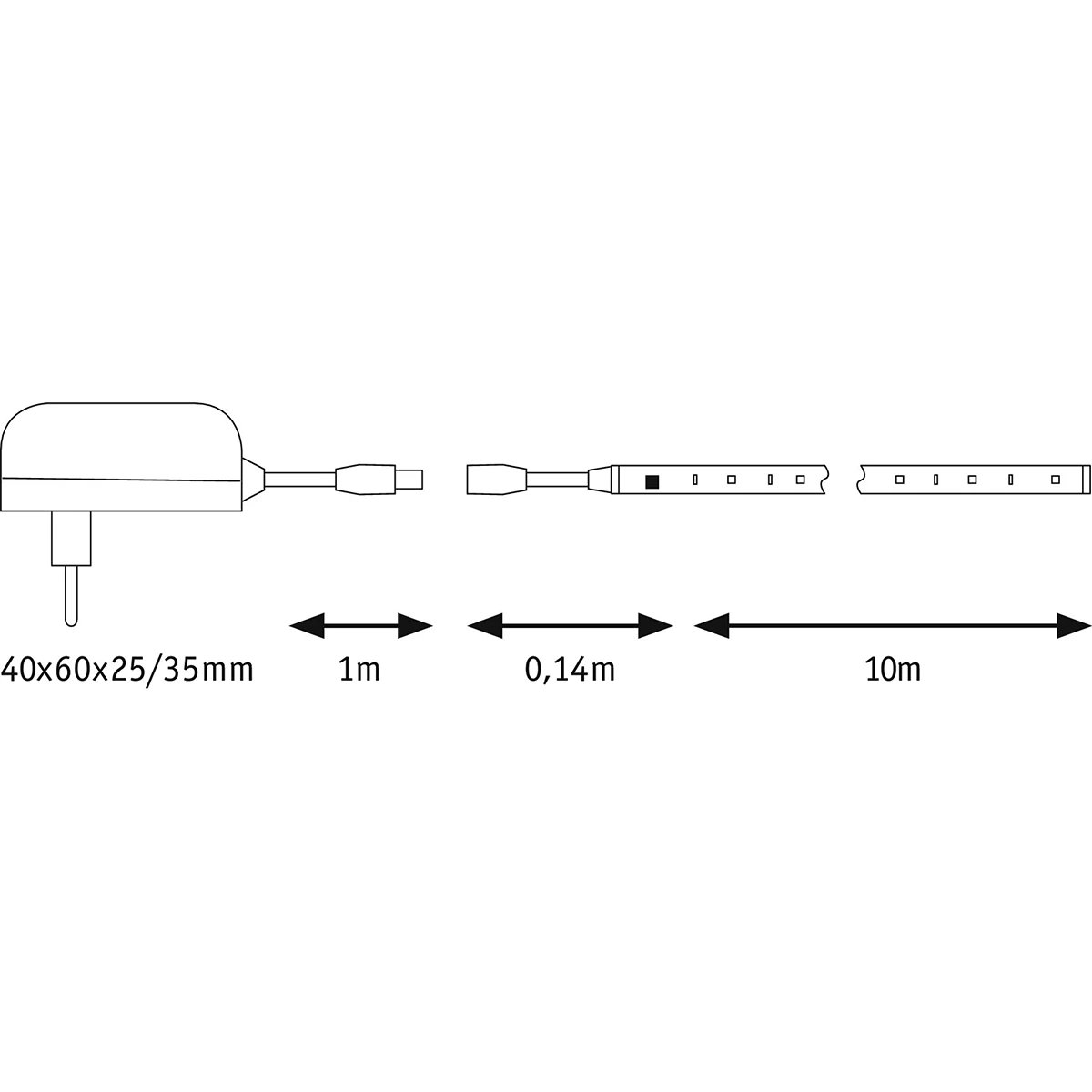 Paulmann SimpLED Motion Set 70515 LED-Strip - weiß - Dealoase