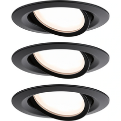 Paulmann Nova Plus 93082 LED Einbauleuchten-Set - schwarz