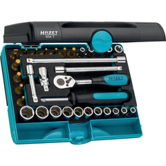 Hazet 1/4" 33tlg. 854T Steckschlüssel-Garnitur - blau