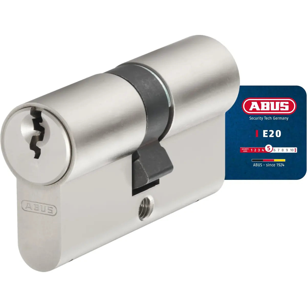 ABUS E20NP Profilzylinder-Set - Silber