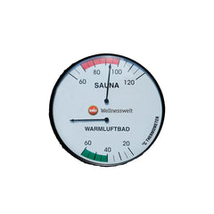 WEKA 2-in-1-Sauna-Thermometer - braun