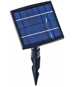 Der Heissner ST200-00 Teichbelüfter von Heissner ist ein kompaktes, blaues, quadratisches Solarmodul mit Erdspieß, das sich perfekt für den Außenbereich eignet, um Teichbelüfter zu betreiben und die Sauerstoffversorgung im Gartenteich zu unterstützen.