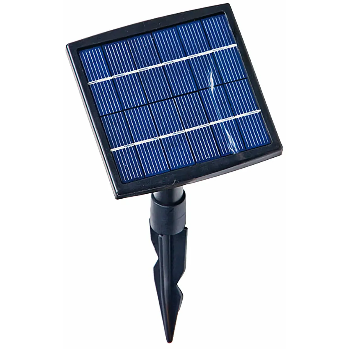 Der Heissner ST200-00 Teichbelüfter von Heissner ist ein kompaktes, blaues, quadratisches Solarmodul mit Erdspieß, das sich perfekt für den Außenbereich eignet, um Teichbelüfter zu betreiben und die Sauerstoffversorgung im Gartenteich zu unterstützen.