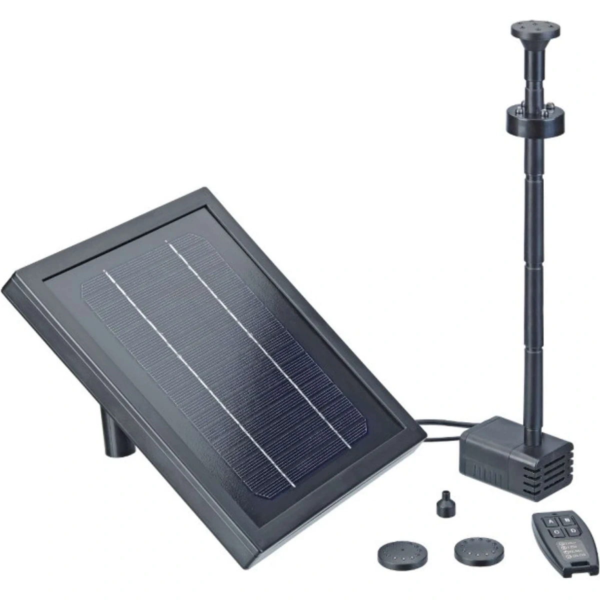 Pontec PondoSolar 250 Control Solar-Wasserspiel - schwarz