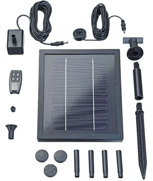 Pontec PondoSolar 250 Control Solar-Wasserspiel - schwarz