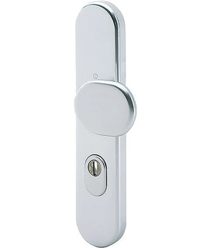 HOPPE 86G/3332ZA Sicherheits-Halbgarnitur - silber