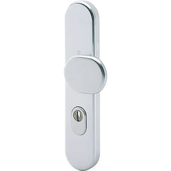 HOPPE 86G/3332ZA Sicherheits-Halbgarnitur - silber