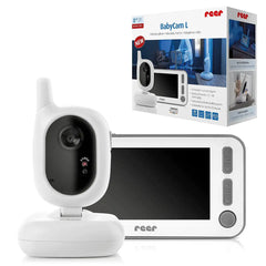 reer BabyCam L Video-Babyphone Weiß/Grau