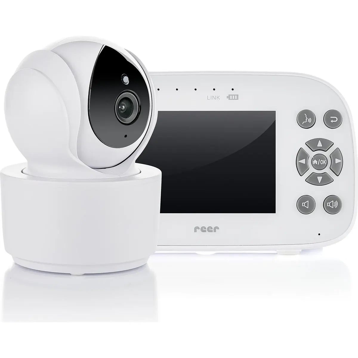 reer BabyCam XL Move Video-Babyphone Weiß/Grau