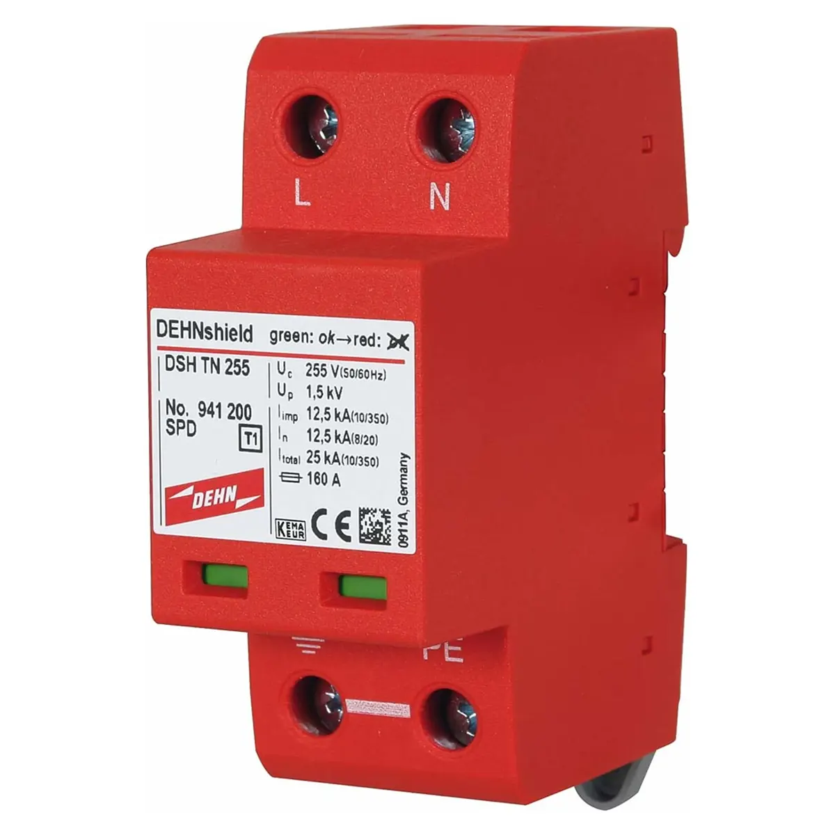 DEHN DSH TN 255 Kombi-Ableiter Rot