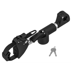 EUFAB Strap-Rahmenhalter 27 cm - schwarz/silber