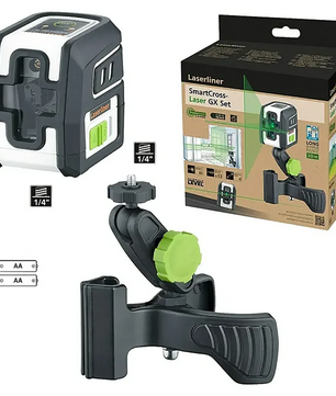 Laserliner 036.731E SmartCross-Laser GX Kreuzlinienlaser - grau