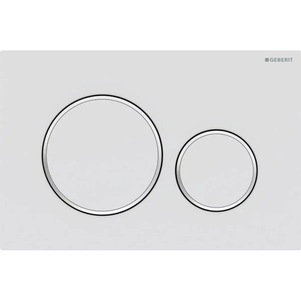 Geberit Sigma20 Round Betätigungsplatte - weiß