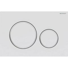 Geberit Sigma20 Round Betätigungsplatte - weiß