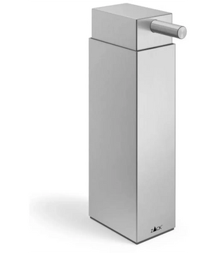 Der Seifenspender „ZACK LINEA – silber“ von ZACK besticht durch sein schlankes, modernes Design aus Edelstahl mit einer Pumpe an der Oberseite – ein elegantes und minimalistisches Accessoire für jedes Badezimmer.