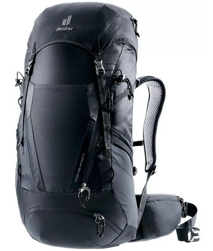 Der deuter Futura Pro 36 Jaypack Fotorucksack - schwarz verfügt über mehrere Tragegurte, Reißverschlussfächer und gepolsterte Schulter- und Hüftgurte - perfekt für den Transport von Kameraausrüstung oder DSLR auf jedem Abenteuer.