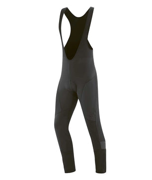 Die Gonso Montana Bib 2 Herren Fahrradhose in Größe S, schwarz, bietet volle Beinabdeckung mit Schulterriemen; als Softshell-Radhose gefertigt, ist sie winddicht und wasserabweisend für Komfort und Schutz auf Ihren Fahrten.